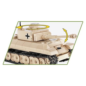 Конструктор Cobi Друга Світова Війна Танк Panzer V Пантера, 298 деталей (COBI-2713) - Pampik - 4
