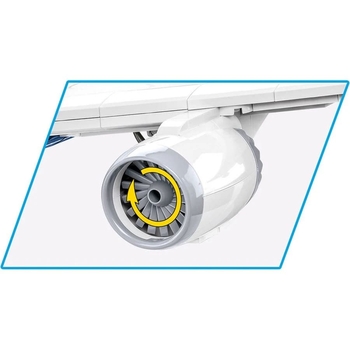 Конструктор Cobi Боінг 787 Дрімлайнер, масштаб 1:110, 836 деталей (COBI-26603) - Pampik - 6