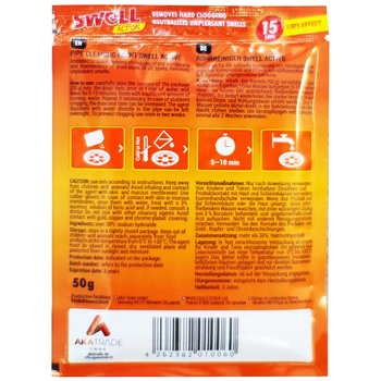 Средство для прочистки труб Swell, в гранулах, 50 г - Pampik - 2