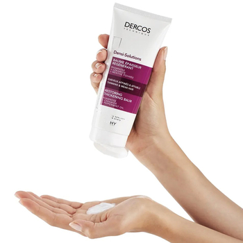 Бальзам-кондиционер Vichy Dercos Densi-Solution для восстановления густоты и объема волос, 200 мл - Pampik - 5