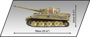 Конструктор Cobi PzKpfw VI Тигр 131, масштаб 1:12, 8000 деталей (COBI-2801) - Pampik - 15