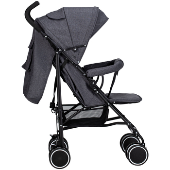 Прогулянкова коляска-тростина FreeON Simple Grey, сірий (48532) - Pampik - 2