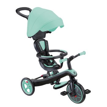 Велосипед детский Globber Explorer Trike 4в1, мятный (634-206) - Pampik