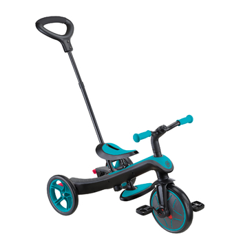 Велосипед детский Globber Explorer Trike 4в1, бирюзовый (634-105) - Pampik - 5