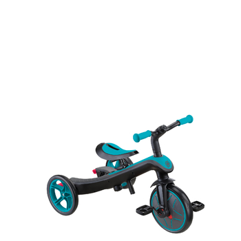 Велосипед детский Globber Explorer Trike 4в1, бирюзовый (634-105) - Pampik - 7