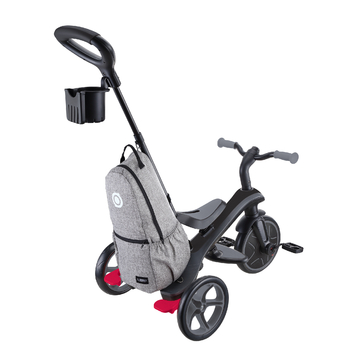Велосипед дитячий Globber Explorer Trike 4в1 Deluxe Play, чорно-сірий (636-120) - Pampik - 6