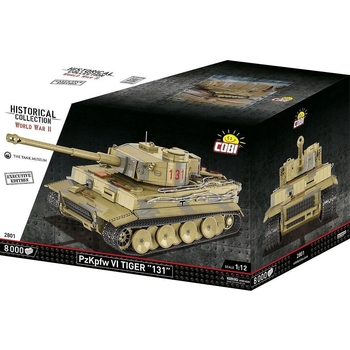 Конструктор Cobi PzKpfw VI Тигр 131, масштаб 1:12, 8000 деталей (COBI-2801) - Pampik