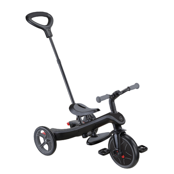 Велосипед дитячий Globber Explorer Trike 4в1 Deluxe Play, чорно-сірий (636-120) - Pampik - 7