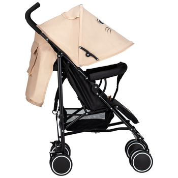 Прогулянкова коляска-тростина FreeON Simple Black-Yellow, чорний з жовтим (48570) - Pampik - 3