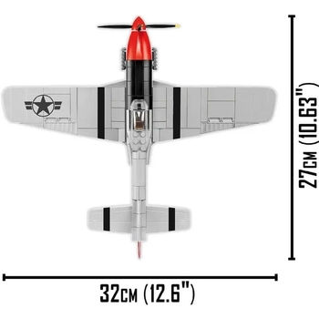 Конструктор Cobi Топ Ган 2 Винищувач P-51 Мустанг, 262 деталей (COBI-5806) - Pampik - 6