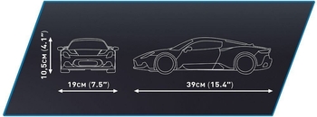 Конструктор Cobi Мазерати MC20, масштаб 1:12, 2269 деталей (COBI-24335) - Pampik - 6