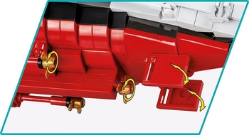 Конструктор Cobi Лінкор Тірпіц, масштаб 1:300, 2810 деталей (COBI-4839) - Pampik - 8