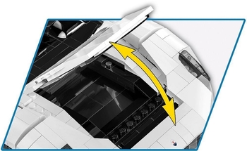 Конструктор Cobi Мазерати MC20, масштаб 1:12, 2269 деталей (COBI-24335) - Pampik - 7