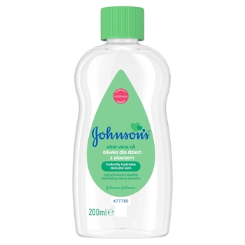 Олійка Johnson’s Baby з алое, 200 мл - Pampik