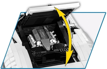 Конструктор Cobi Мазерати MC20, масштаб 1:12, 2269 деталей (COBI-24335) - Pampik - 9