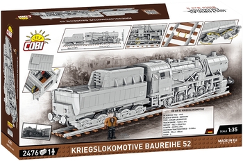 Конструктор Cobi Локомотив Kriegslokomotive Class 52, масштаб 1:35, 2476 деталей (COBI-6281) - Pampik - 2