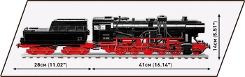 Конструктор Cobi Локомотив DR BR Class 52, масштаб 1:35, 2505 деталей (COBI-6282) - Pampik - 10