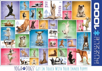 Пазл EuroGraphics Йога Собаки, 1000 елементів (6000-0954) - Pampik - 2
