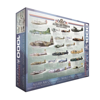 Пазл EuroGraphics Бомбардувальники 2-ї Світової війни, 1000 елементів (6000-0378) - Pampik