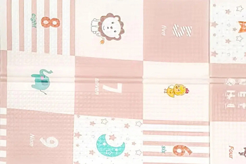 Дитячий складний килимок Poppet Клітинки-цікавості та Крутий маршрут двосторонній, 150х180x1 см (PP036-150) - Pampik - 4