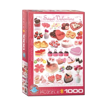 Пазл EuroGraphics Валентинки, 1000 елементів (6000-0431) - Pampik
