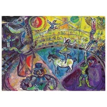 Пазл EuroGraphics Цирковий кінь, Марк Шагал, 1000 елементів (6000-0851) - Pampik - 2
