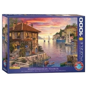 Пазл EuroGraphics Середземноморська гавань, Домінік Девісон, 1000 елементів (6000-0962) - Pampik