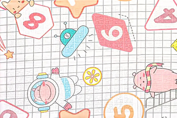 Дитячий складний килимок Poppet Весела вулиця та Чудо-цифри двосторонній, 200х180x1 см (PP035-200) - Pampik - 5