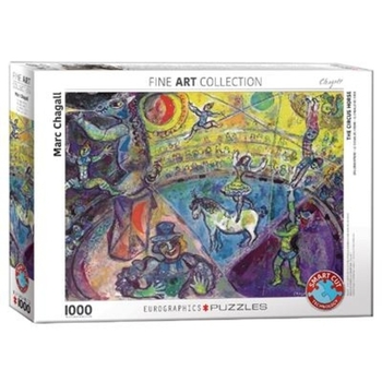 Пазл EuroGraphics Цирковий кінь, Марк Шагал, 1000 елементів (6000-0851) - Pampik