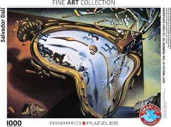 Пазл EuroGraphics М'який годинник у момент першого вибуху, Сальвадор Далі, 1000 елементів (6000-0842) - Pampik - 2