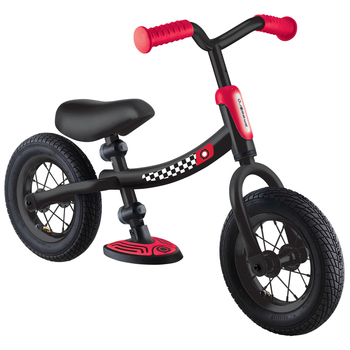 Біговел Globber Go Bike Air, чорно-червоний (615-120) - Pampik