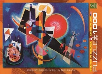 Пазл EuroGraphics У блакитному, Василь Кандинський, 1000 елементів (6000-1897) - Pampik - 2