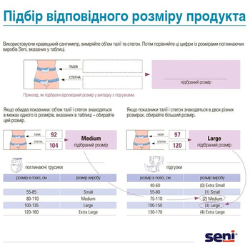 Підгузки для дорослих Seni Super Plus Extra Large 4, 30 шт. - Pampik - 4