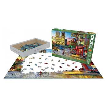 Пазл EuroGraphics Захід сонця Нотр-Дам, Домінік Девісон, 1000 елементів (6000-5530) - Pampik - 3