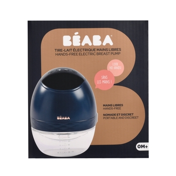 Молоковідсмоктувач електричний Beaba Hands-Free, синій (911735) - Pampik - 4