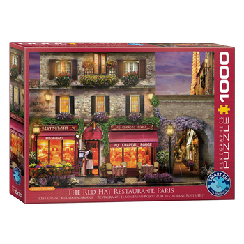 Пазл EuroGraphics Ресторан Червоний Капелюх, Девід Маклін, 1000 елементів (6000-0963) - Pampik