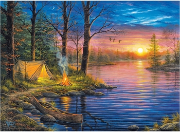 Пазл EuroGraphics Вечерний туман, Абрахам Хантер, 1000 элементов (6000-0863) - Pampik - 2