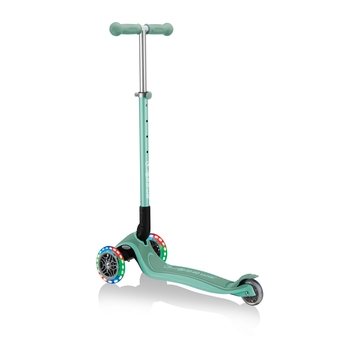 Самокат Globber Primo Foldable Plus Lights, м'ятний (439-206) - Pampik - 2