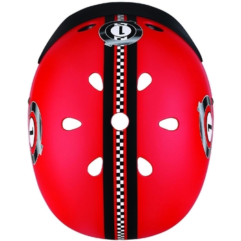 Шолом захисний дитячий Globber Гонки з ліхтариком, розмір XS/S (48-53 см), червоний (507-102) - Pampik - 3