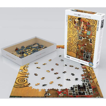 Пазл EuroGraphics Обійми. Густав Клімт, 1000 елементів (6000-9961) - Pampik - 3