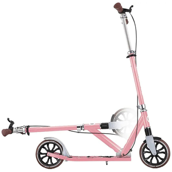 Самокат Globber NL205 Deluxe, з ручним гальмом, пастельно-рожевий (685-210) - Pampik - 6