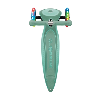 Самокат Globber Primo Foldable Plus Lights, м'ятний (439-206) - Pampik - 11