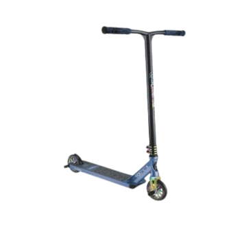 Самокат Globber GS900 Deluxe, трюковый, с пегами, черно-синий (627-100) - Pampik