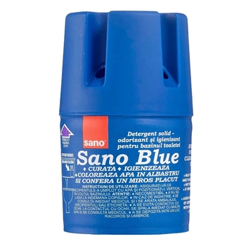 Средство для унитаза Sano Blue, 150 г - Pampik