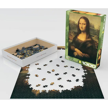 Пазл EuroGraphics Мона Ліза. Леонардо Да Вінчі, 1000 елементів (6000-1203) - Pampik - 3