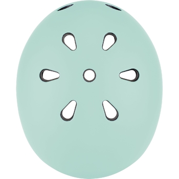 Шолом захисний дитячий Globber Evo Lights з ліхтариком, розмір XXS/XS (45-51 см), пастельний зелений (506-206) - Pampik - 5