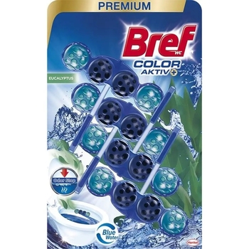 Туалетний блок для унітазу Bref Color aktiv Евкаліпт, 200 г (4 шт. по 50 г) - Pampik