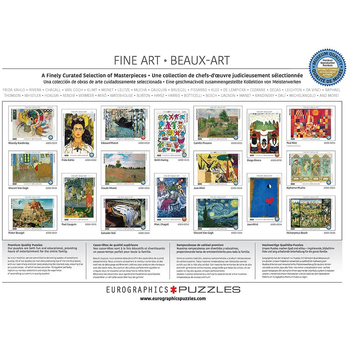 Пазл EuroGraphics Звездная ночь над Роной. Винсент ван Гог, 1000 элементов (6000-5708) - Pampik - 4