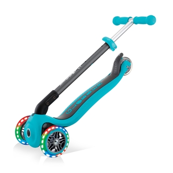Самокат Globber Primo Foldable Lights, бірюзовий (432-105-2) - Pampik - 7
