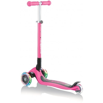 Самокат Globber Primo Foldable Lights, рожевий (432-110-2) - Pampik - 3